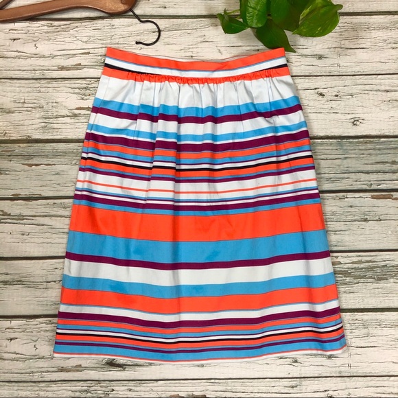 J. Crew Factory Dresses & Skirts - 3/25 SALE J. Crew Factory pencil striped skirt Sz 0